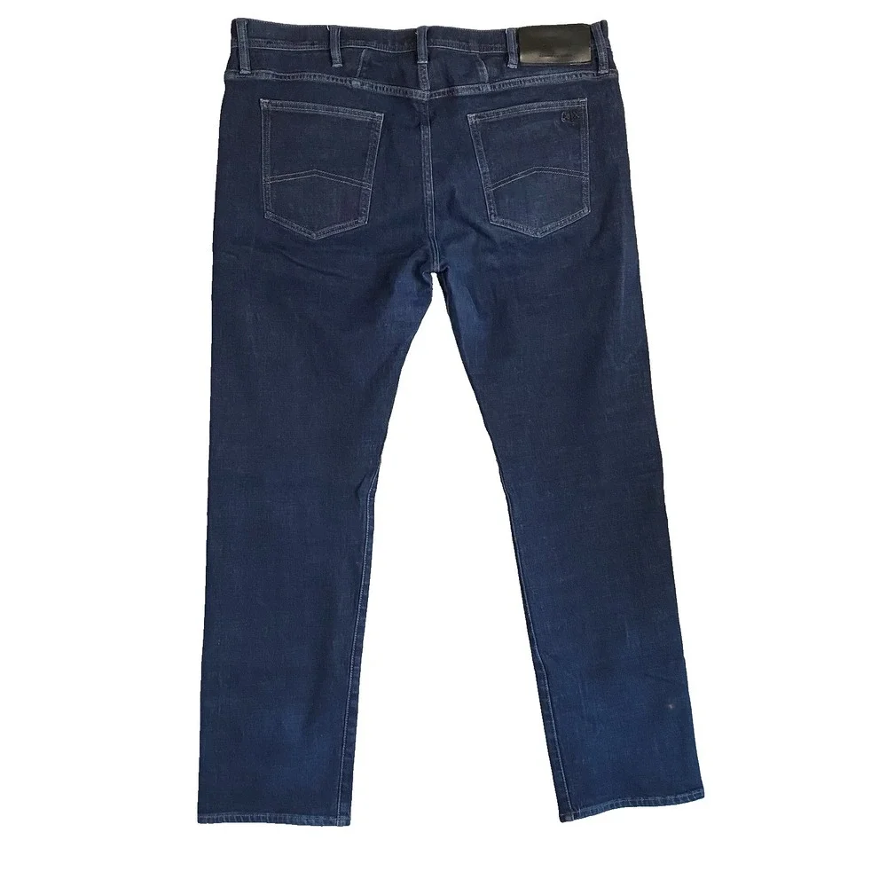 A/X Armani Exchange J15 Men's 40x31 Dark Blue Relaxed Straight Denim Pants Jeans